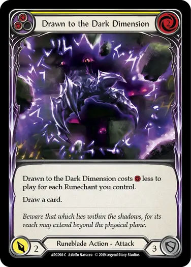 Drawn to the Dark Dimension