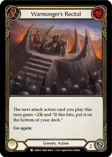 Warmonger's Recital
