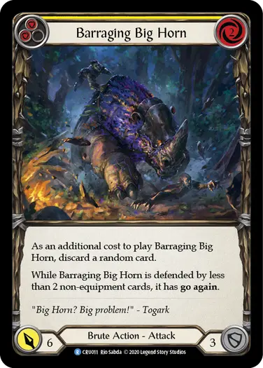 Barraging Big Horn