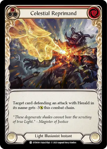 Celestial Reprimand