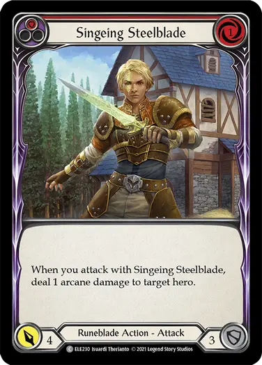 Singeing Steelblade