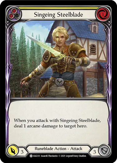 Singeing Steelblade