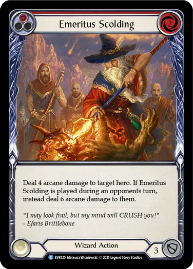 Emeritus Scolding