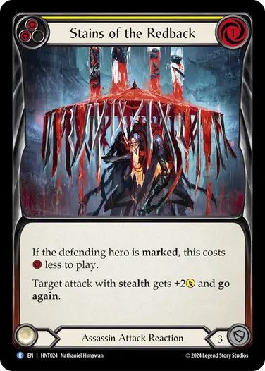 Stains of the Redback