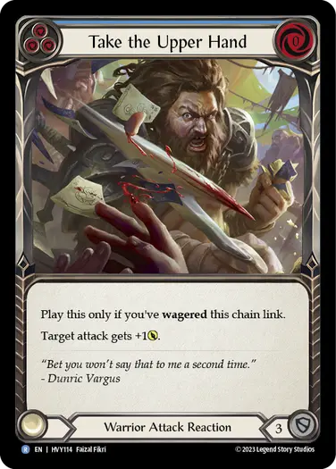 Take the Upper Hand