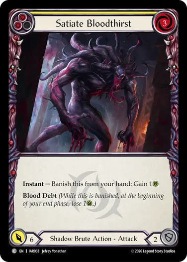 Satiate Bloodthirst