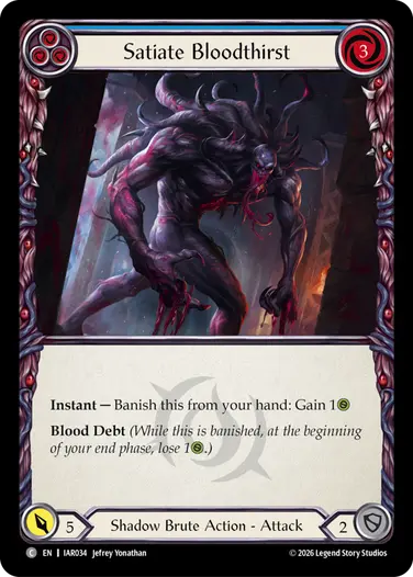 Satiate Bloodthirst