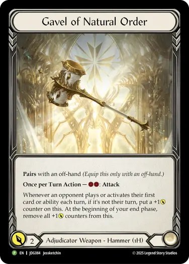Gavel of Natural Order