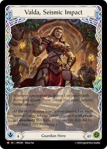 Valda, Seismic Impact