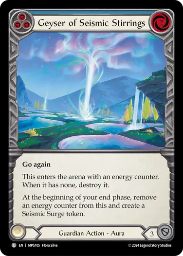 Geyser of Seismic Stirrings