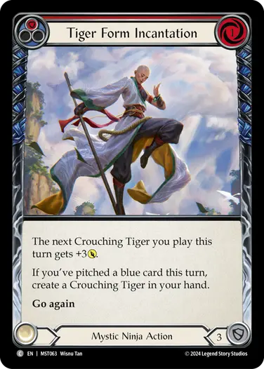 Tiger Form Incantation