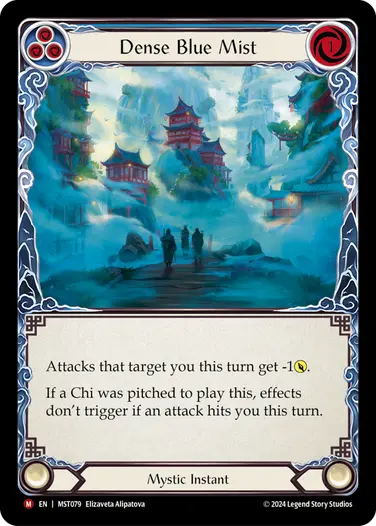 Dense Blue Mist