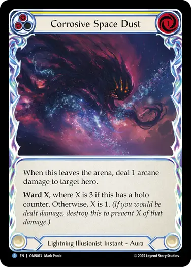Corrosive Space Dust