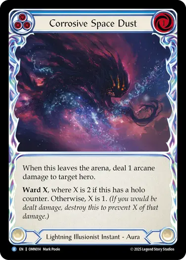 Corrosive Space Dust
