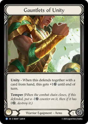 Gauntlets of Unity