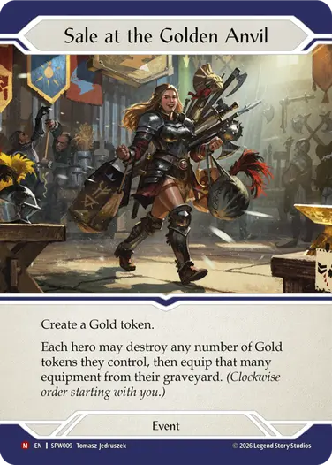 Sale at the Golden Anvil
