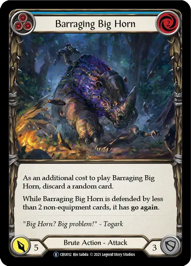 Barraging Big Horn